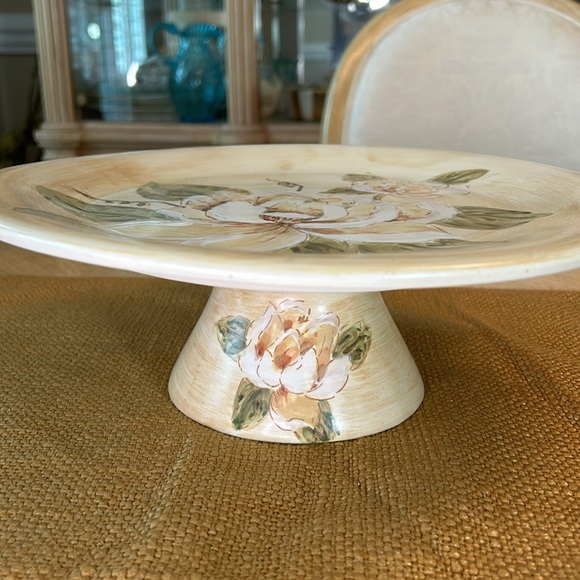 Magnolia Pedestal Cake Plate - Picture 4 of 9